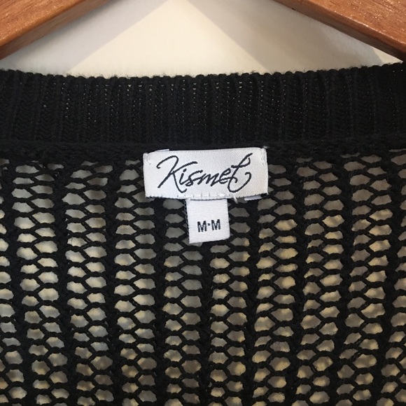 Kismet black zip up sweater - Picture 2 of 6